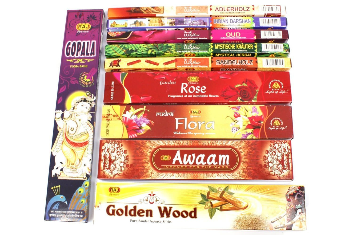 Premium Incense Sticks Set XXL - 10 Packs Premium Incense Sticks Set XXL - 10 Packs