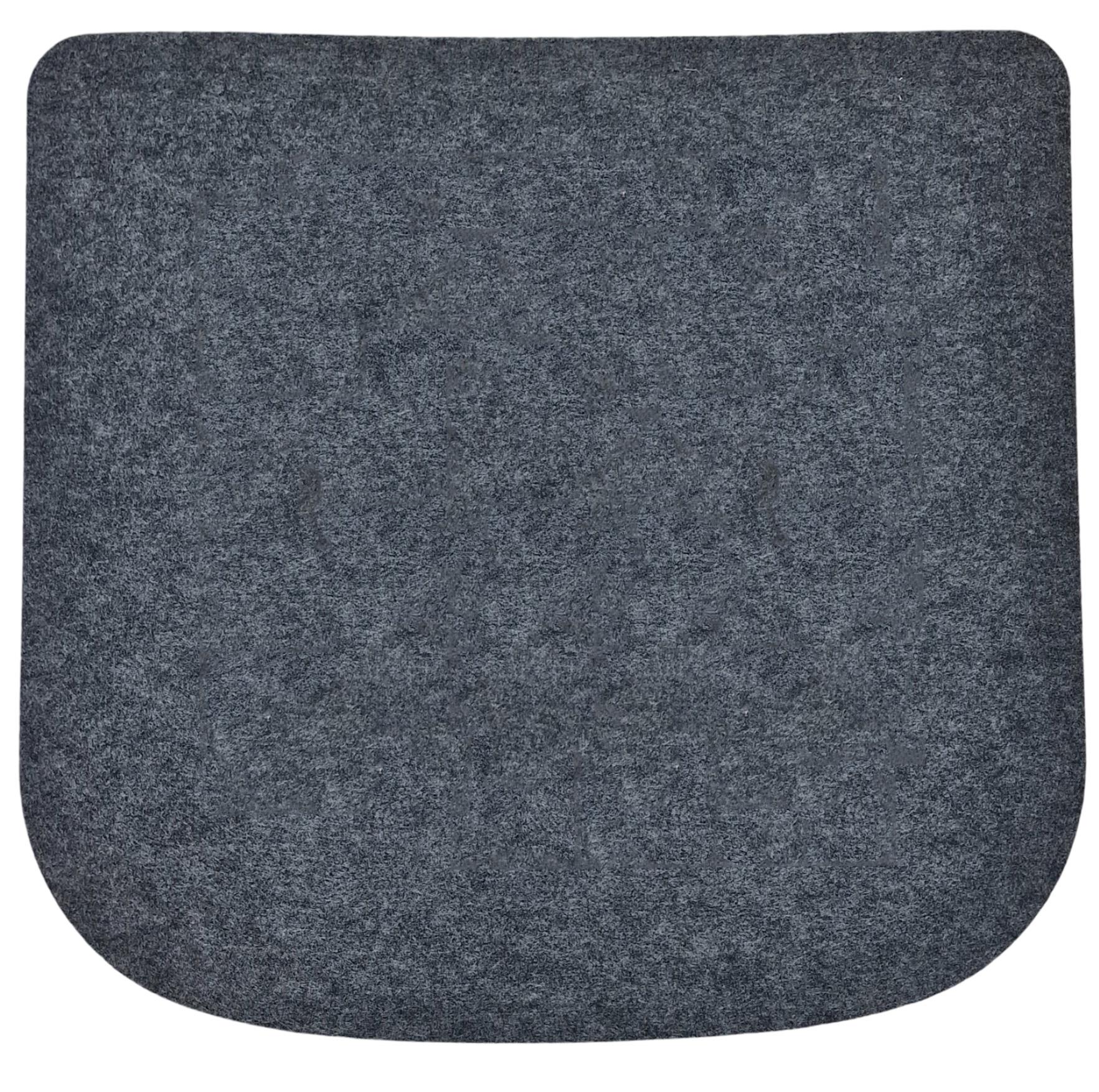 Filz Auflage 4mm für Thonet in dunkelgrau mit Anti-Rutsch Noppen
