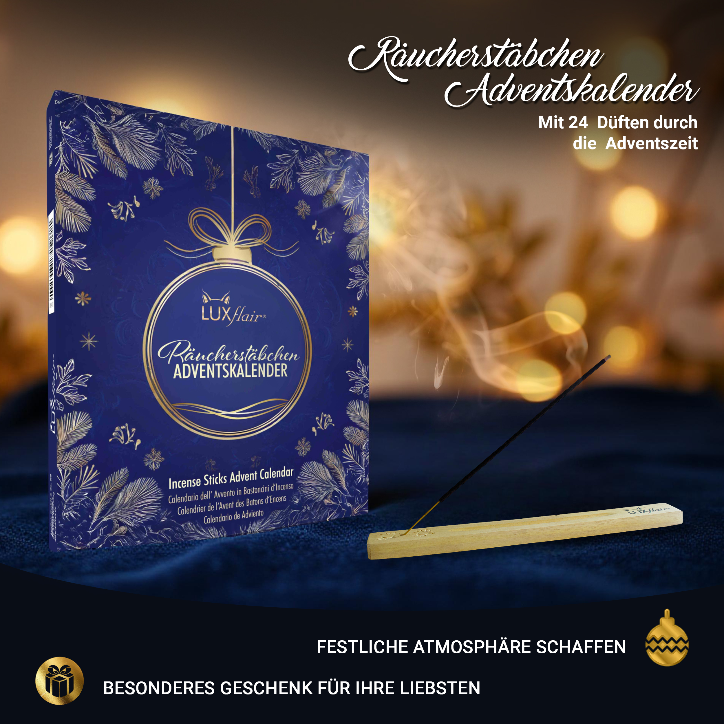 Räucherstäbchen Adventskalender 2025