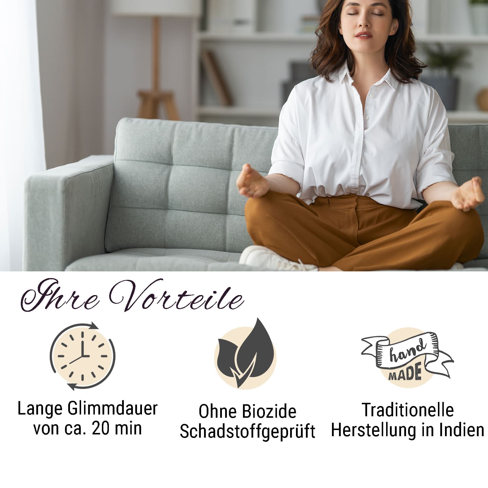 Räucherkegel 25 Stück - Lavendel (LX2295) Räucherkegel 25 Stück - Lavendel (LX2295)