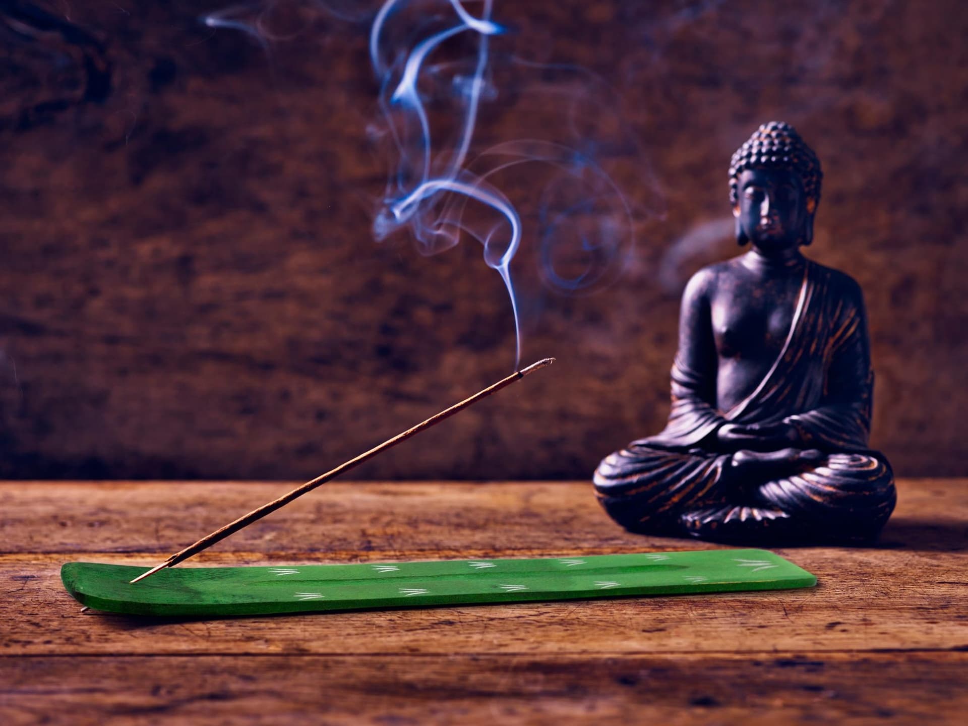 Incense holder green sheesham wood Incense holder green sheesham wood