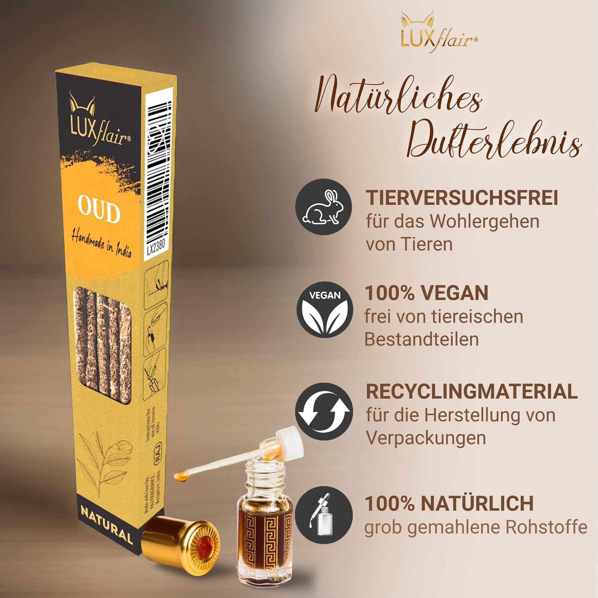 Natural incense sticks Oudh - NATURAL OUD