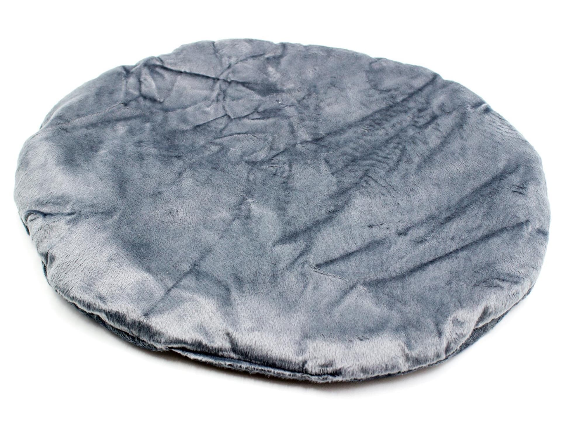 Oval designer felt cat cave in dark grey Felt cat cave with ears in dark grey
