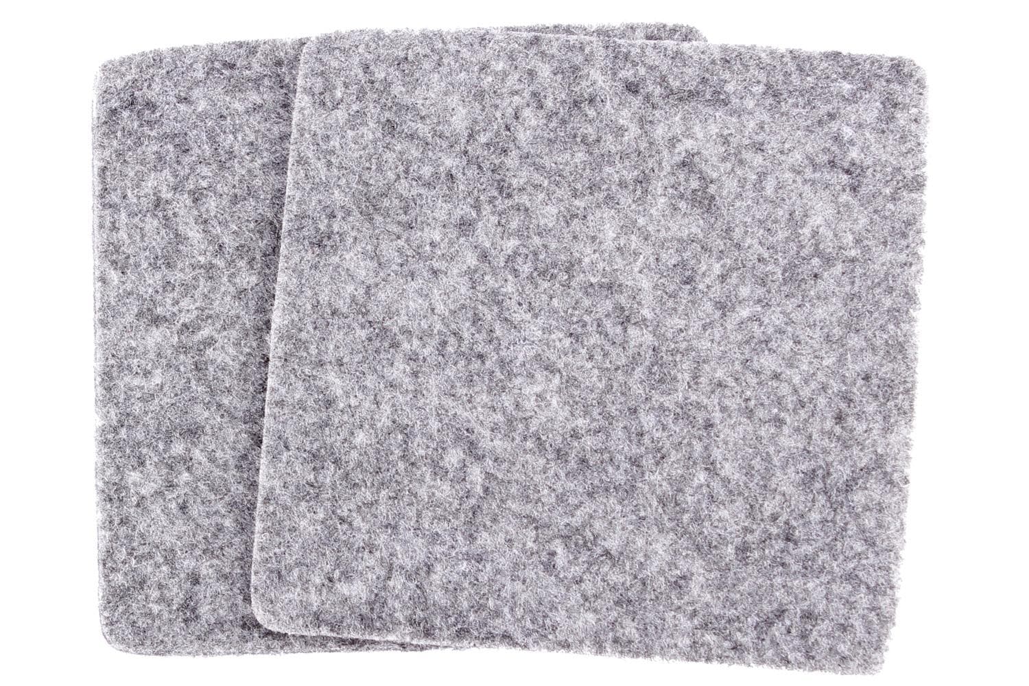 Felt placemat for 2 persons (6 pcs.) in grey mottled Felt placemat for 2 persons (6 pcs.) in grey mottled