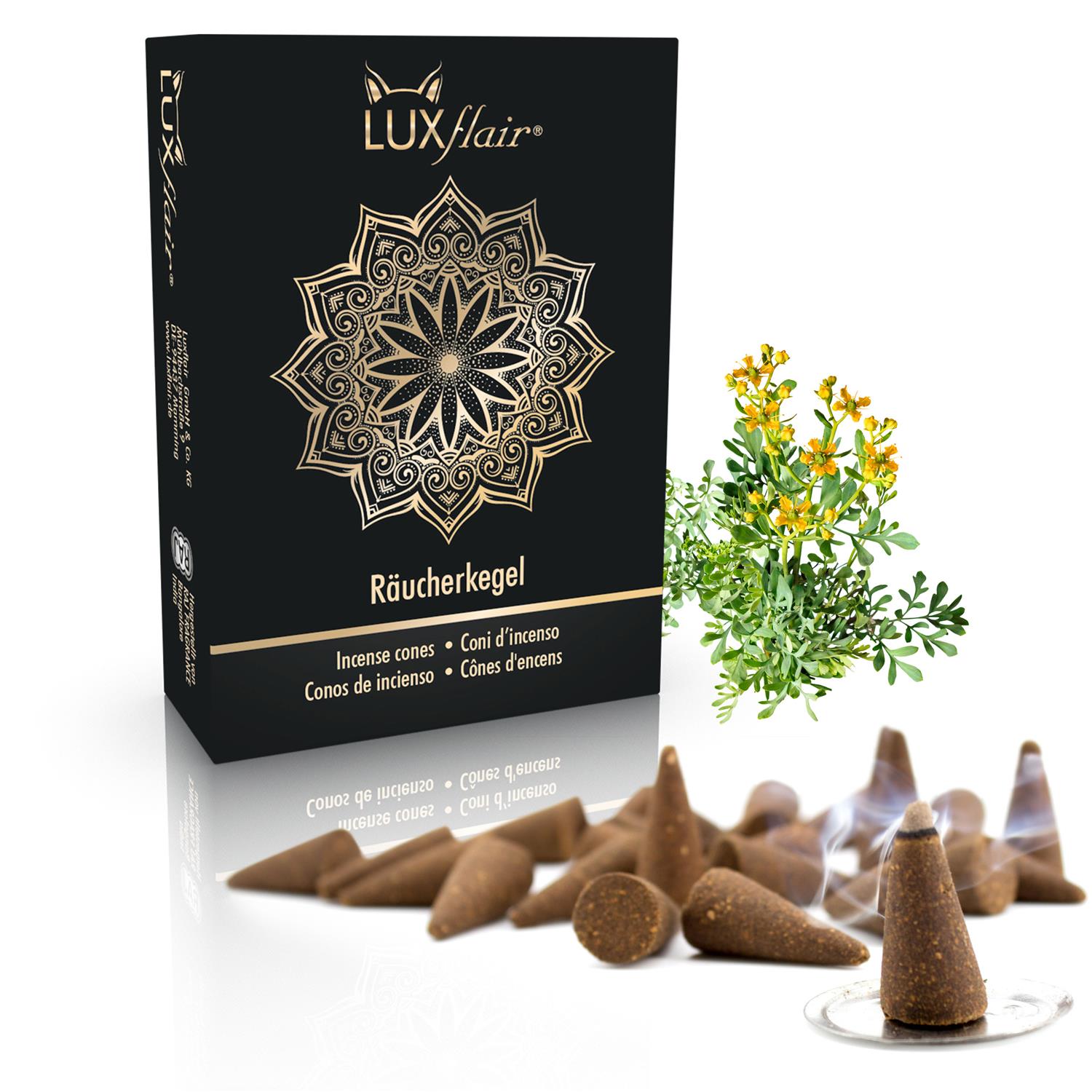 Räucherkegel 25 Stück - Weinraute (LX2343)