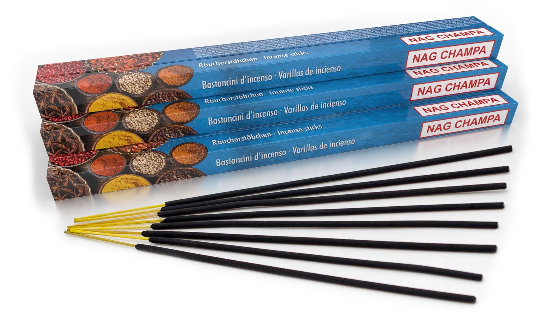 Incense sticks Nag Champa, XL Set with 10 packs Incense sticks Nag Champa, XL Set with 10 packs