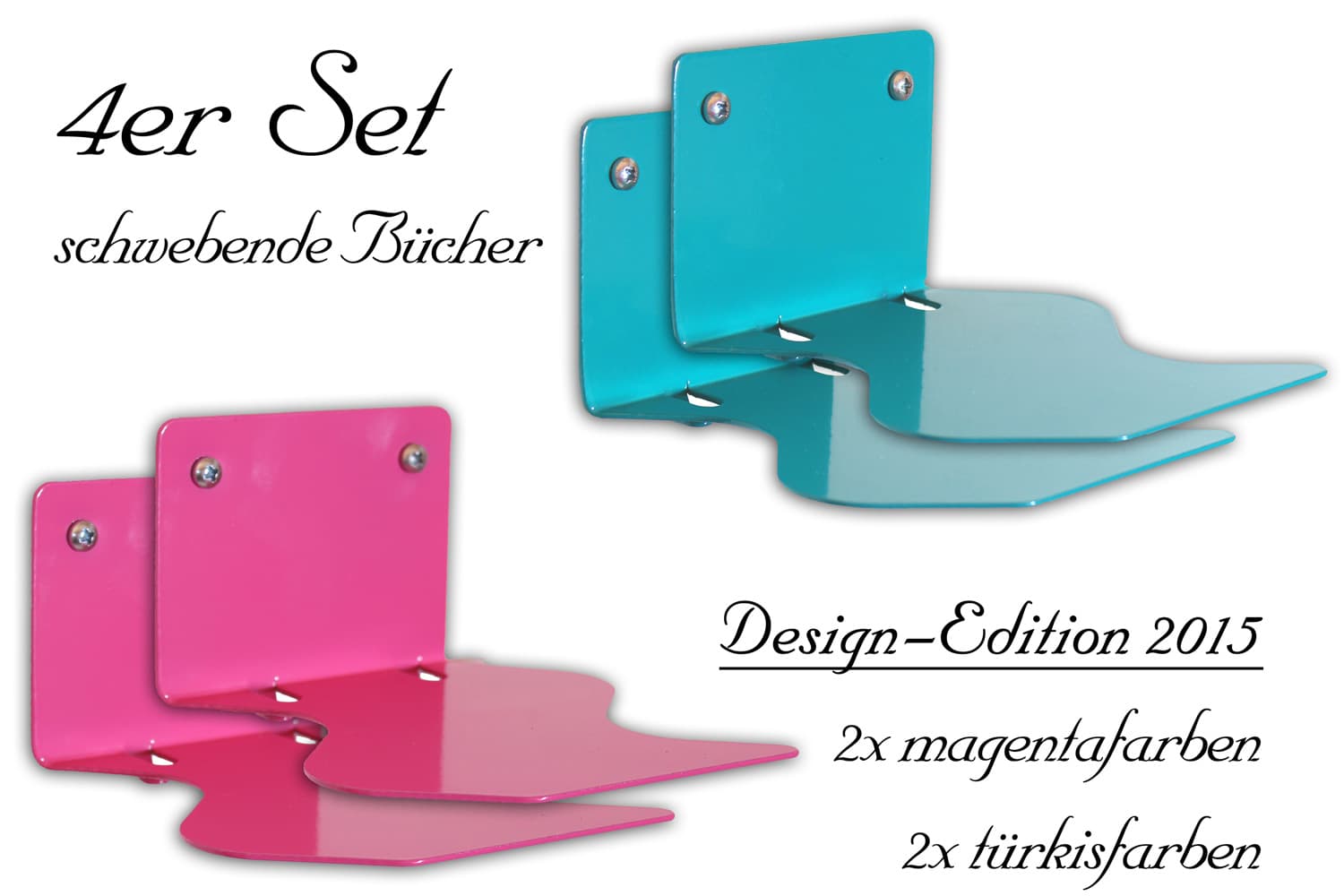 Floating books set of 4 in the design edition Floating books set of 4 in the design edition