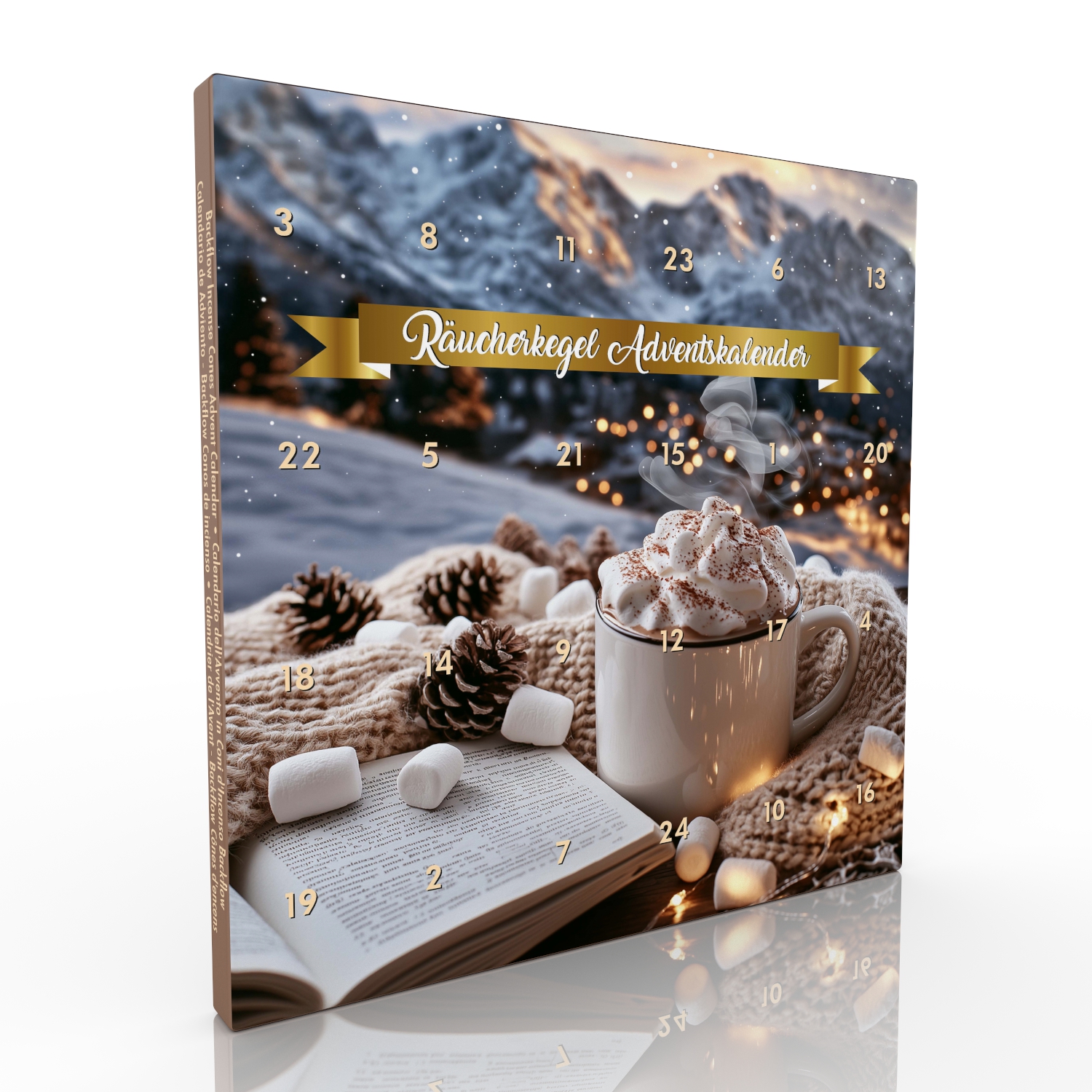 Räucherkegel Adventskalender 2025 - Backflow Kegel