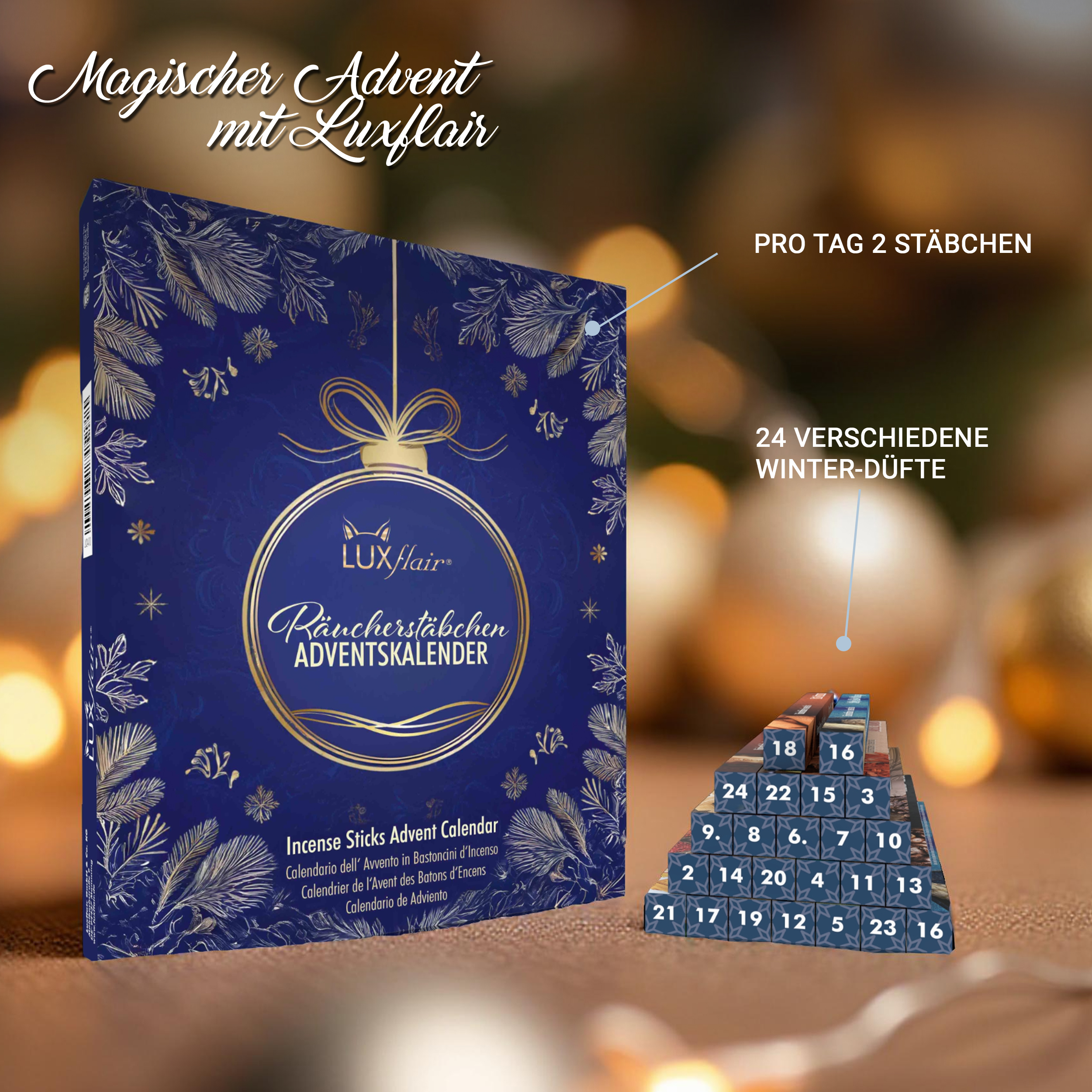 Räucherstäbchen Adventskalender 2025