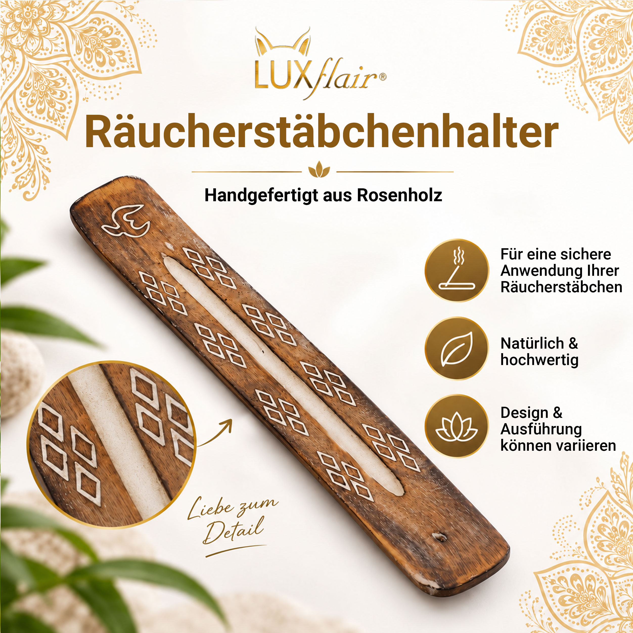 XXL incense sticks tasting set (183 pieces) for meditation and relaxation