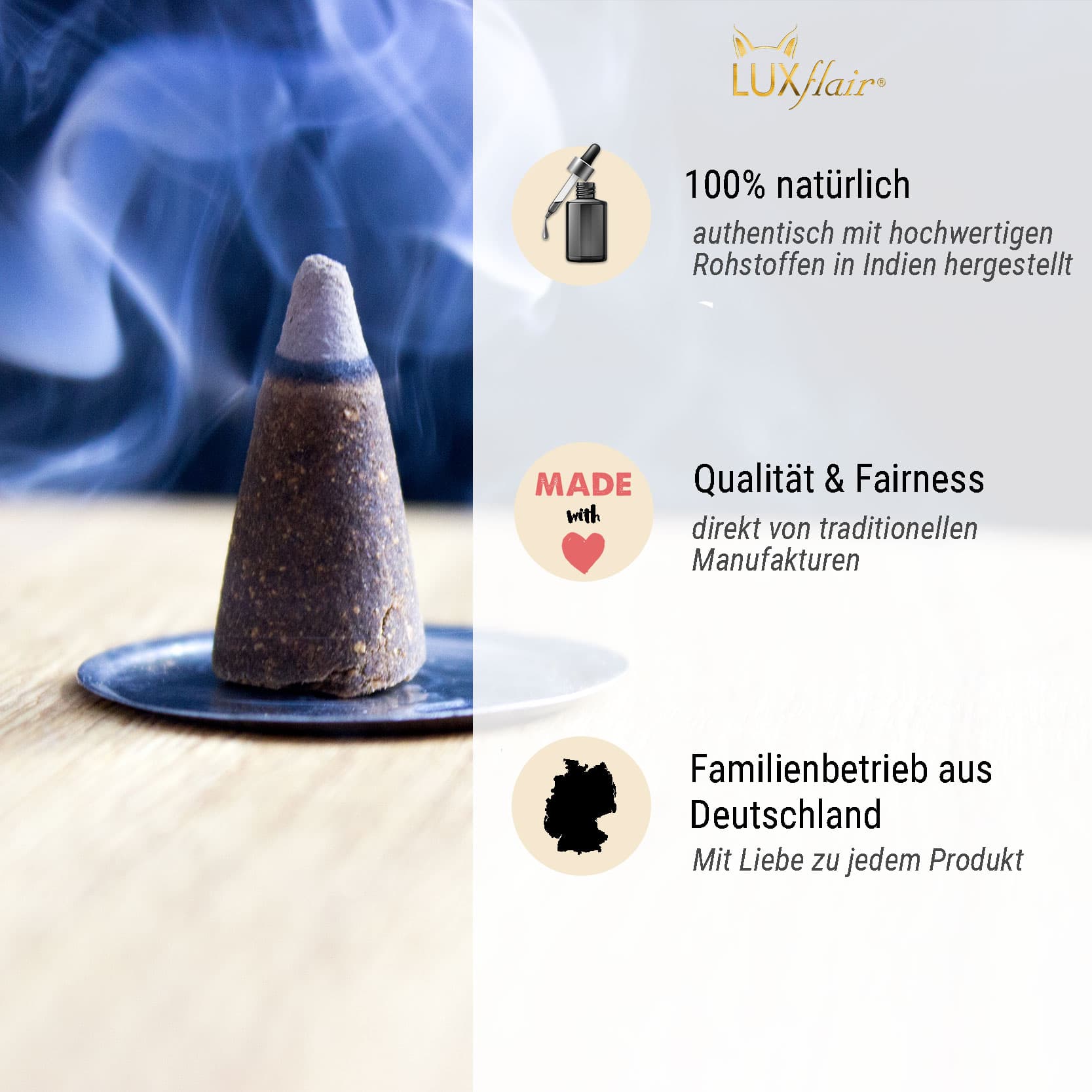 Räucherkegel 25 Stück - Lavendel (LX2295) Räucherkegel 25 Stück - Lavendel (LX2295)