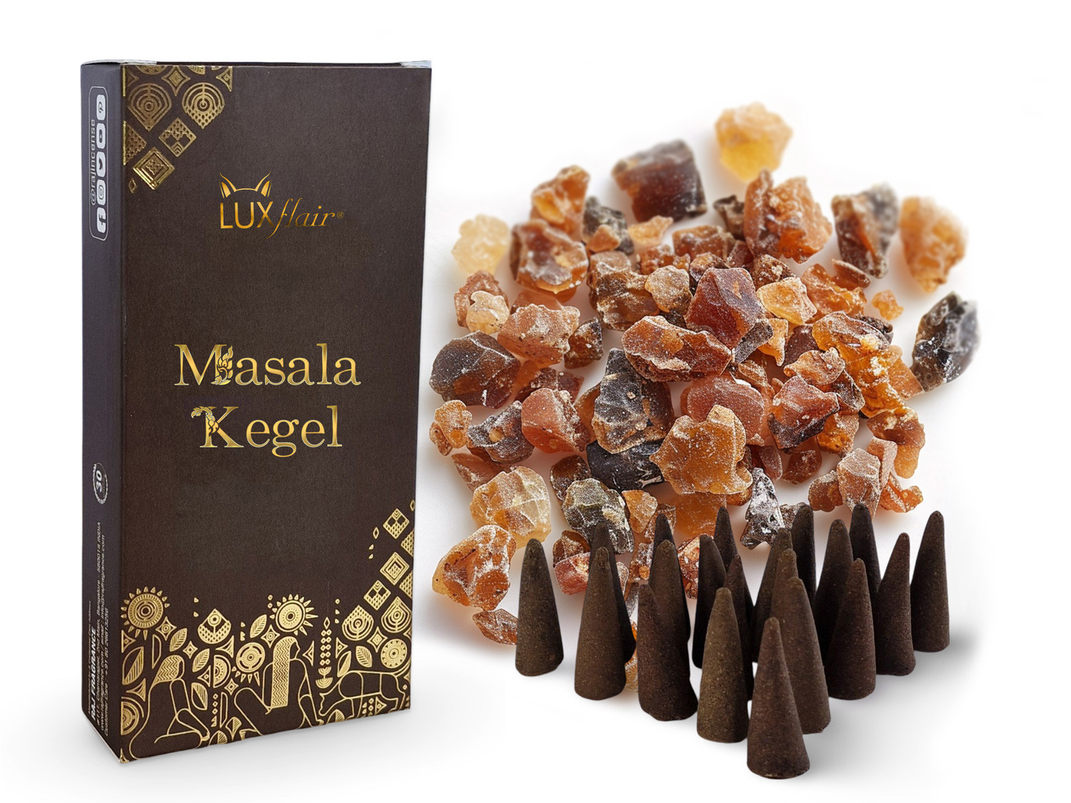 Räucherkegel Masala Benzoe (LX2357)