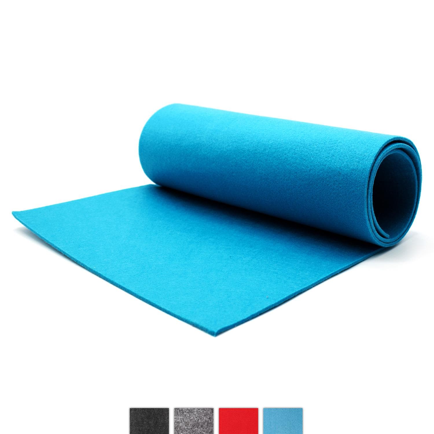 Felt table runner petrol CASORO 40x150