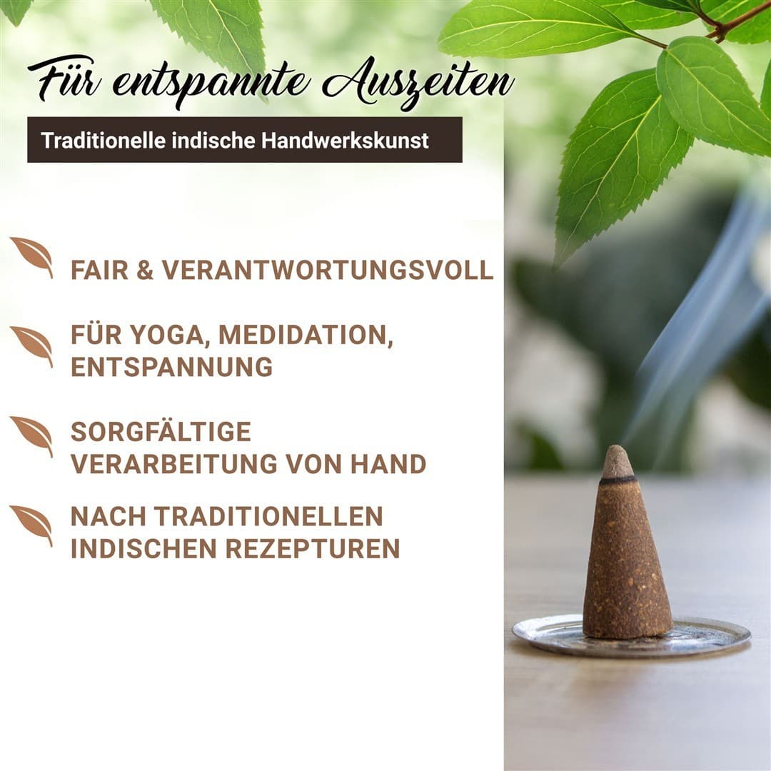 Incense cone set winter - 10 packs Incense cone set 10 packs - Summer