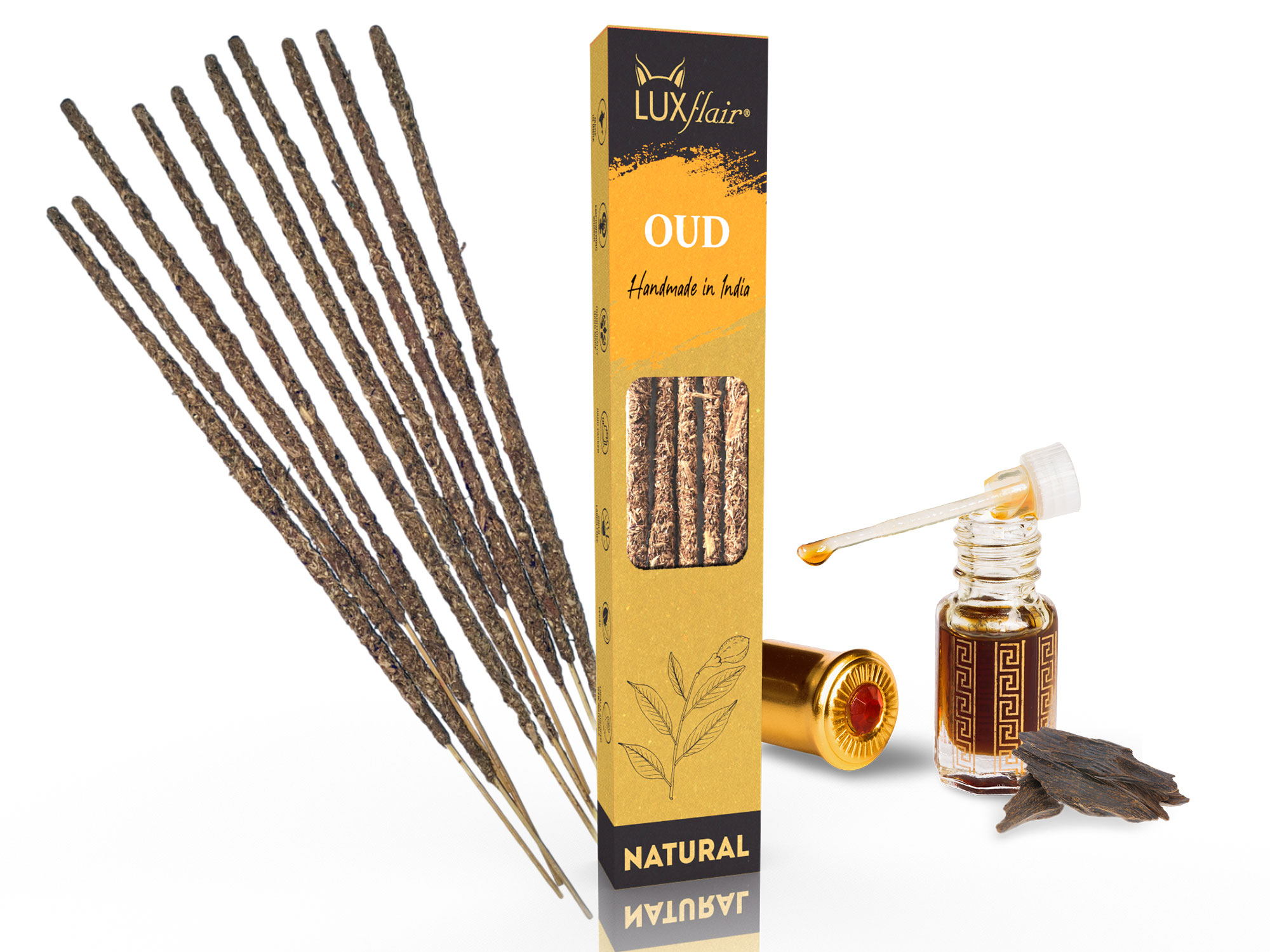 Natürliche Räucherstäbchen Oudh - NATURAL OUD (LX2380)