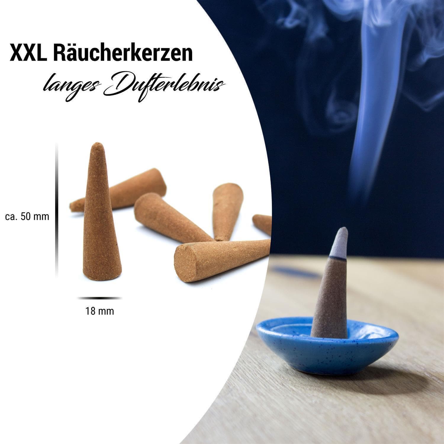 XXL Räucherkegel 25 Stück - Patchouli (LX2311-XXL) XXL Räucherkegel 25 Stück - Patchouli (LX2311-XXL)