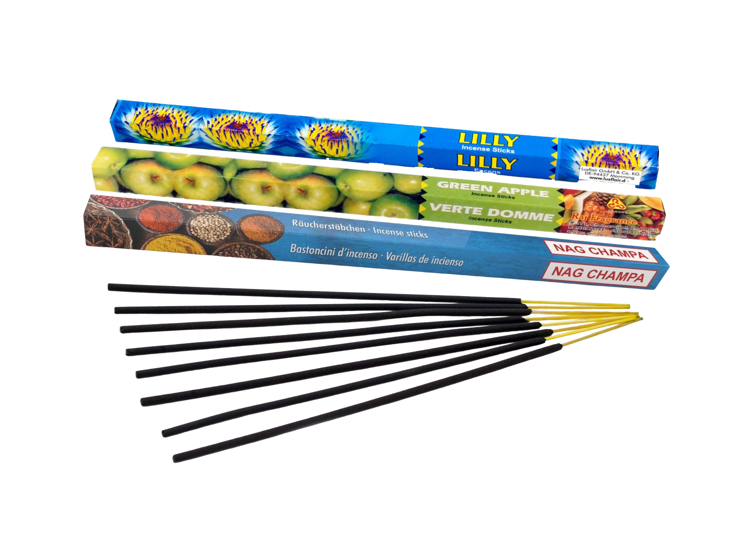 Beginner incense stick set incl. incense stick holder