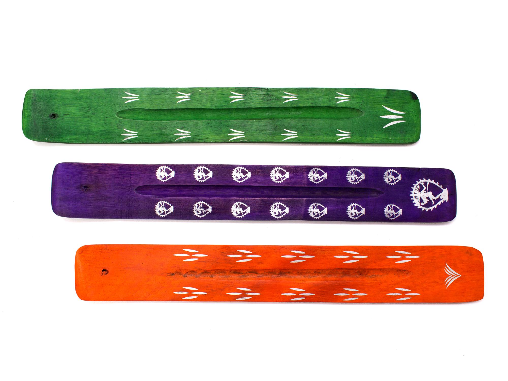 Set of 3 incense sticks made of wood