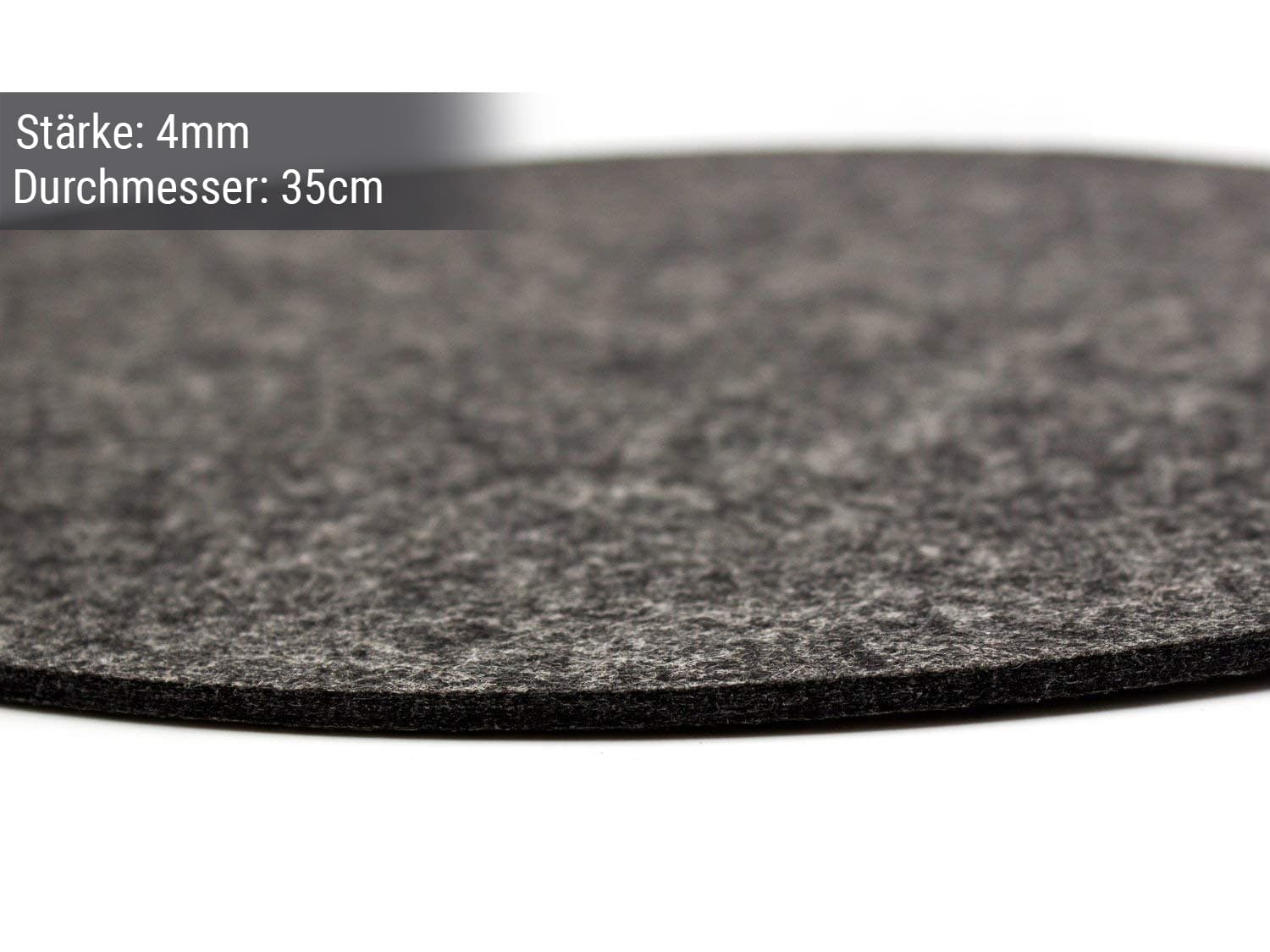 6er Filz-Platzset anthrazit, rund Ø 35cm (LX2015-6er) 6er Filz-Platzset anthrazit, rund Ø 35cm (LX2015-6er)