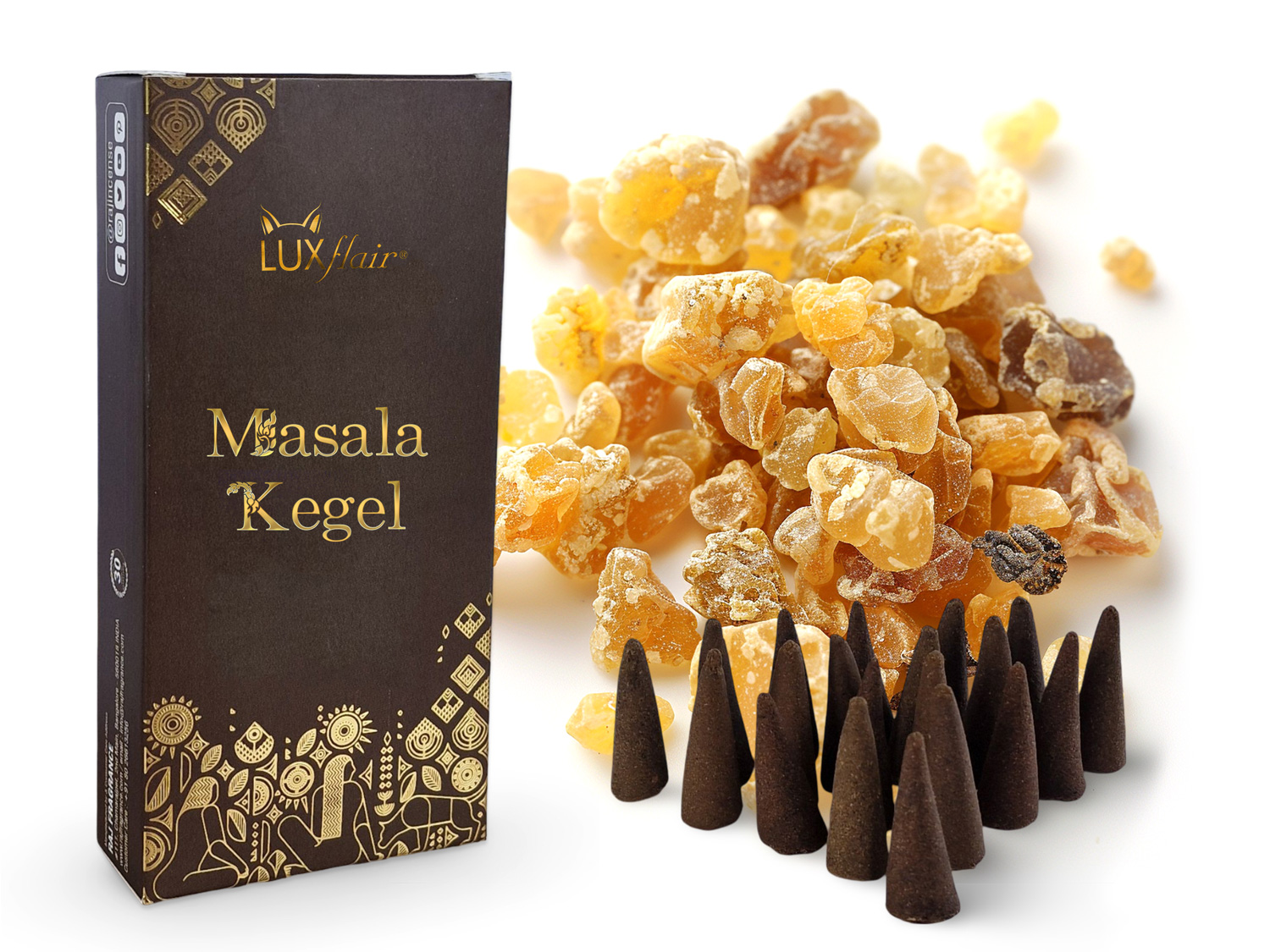 Räucherkegel Masala Weihrauch (LX2360)