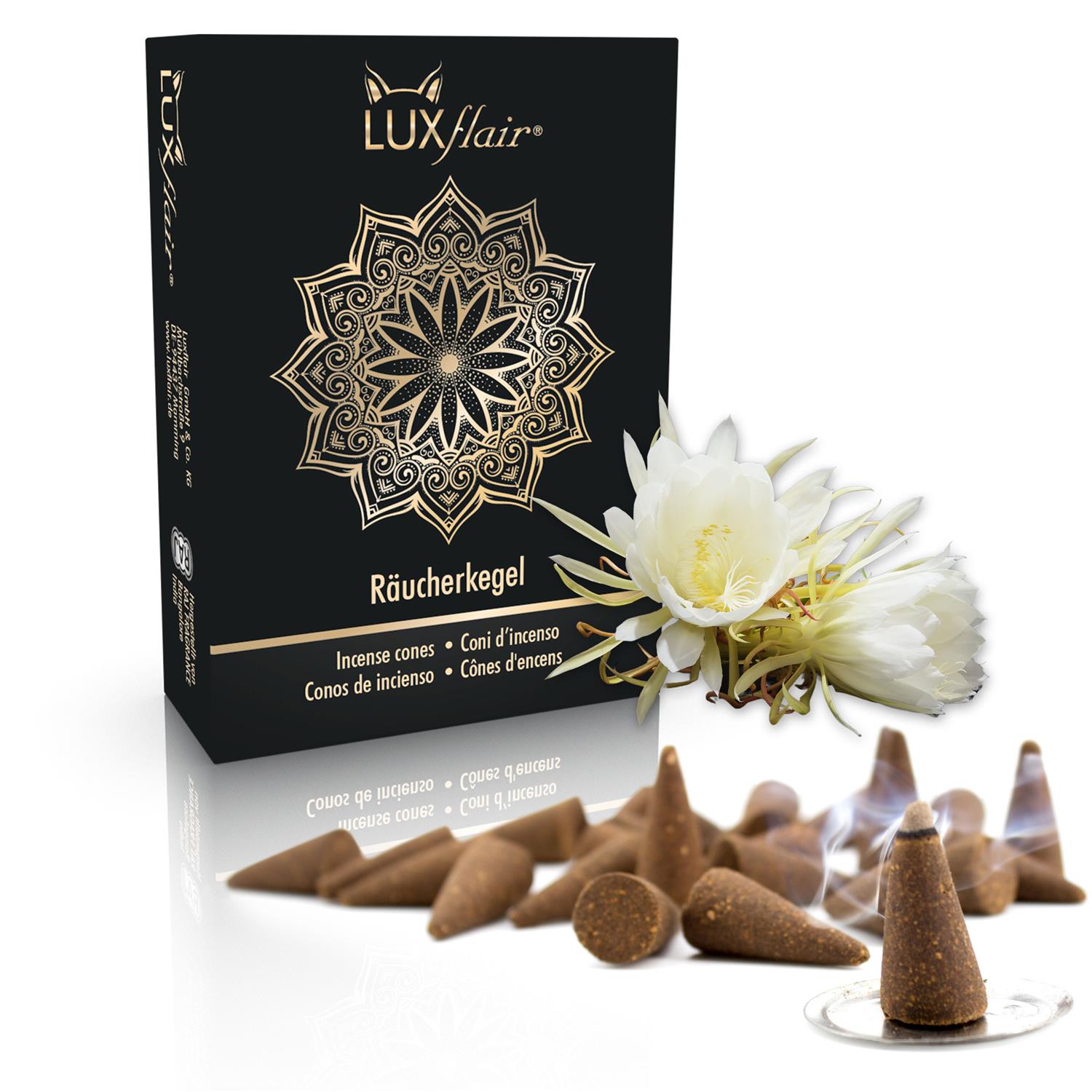 Incense cones 25 pieces - Night Queen Incense cones 25 pieces - Night Queen