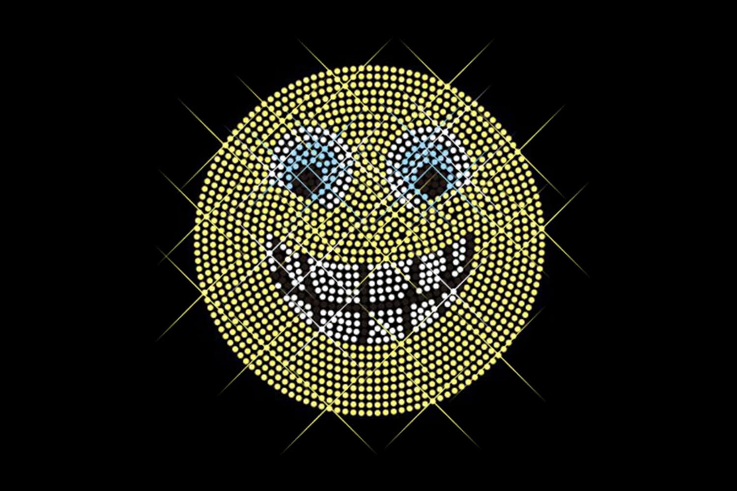 Strassstein Motiv "Emoji Lachen" (LX2109)