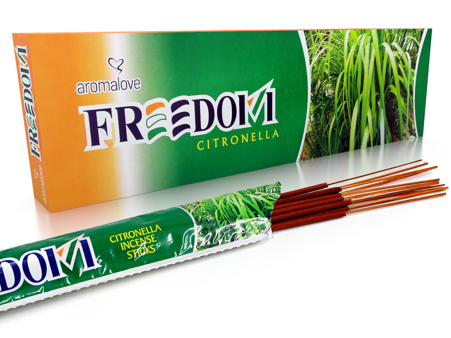 12 Packungen Citronella Räucherstäbchen Freedom (LX1898)