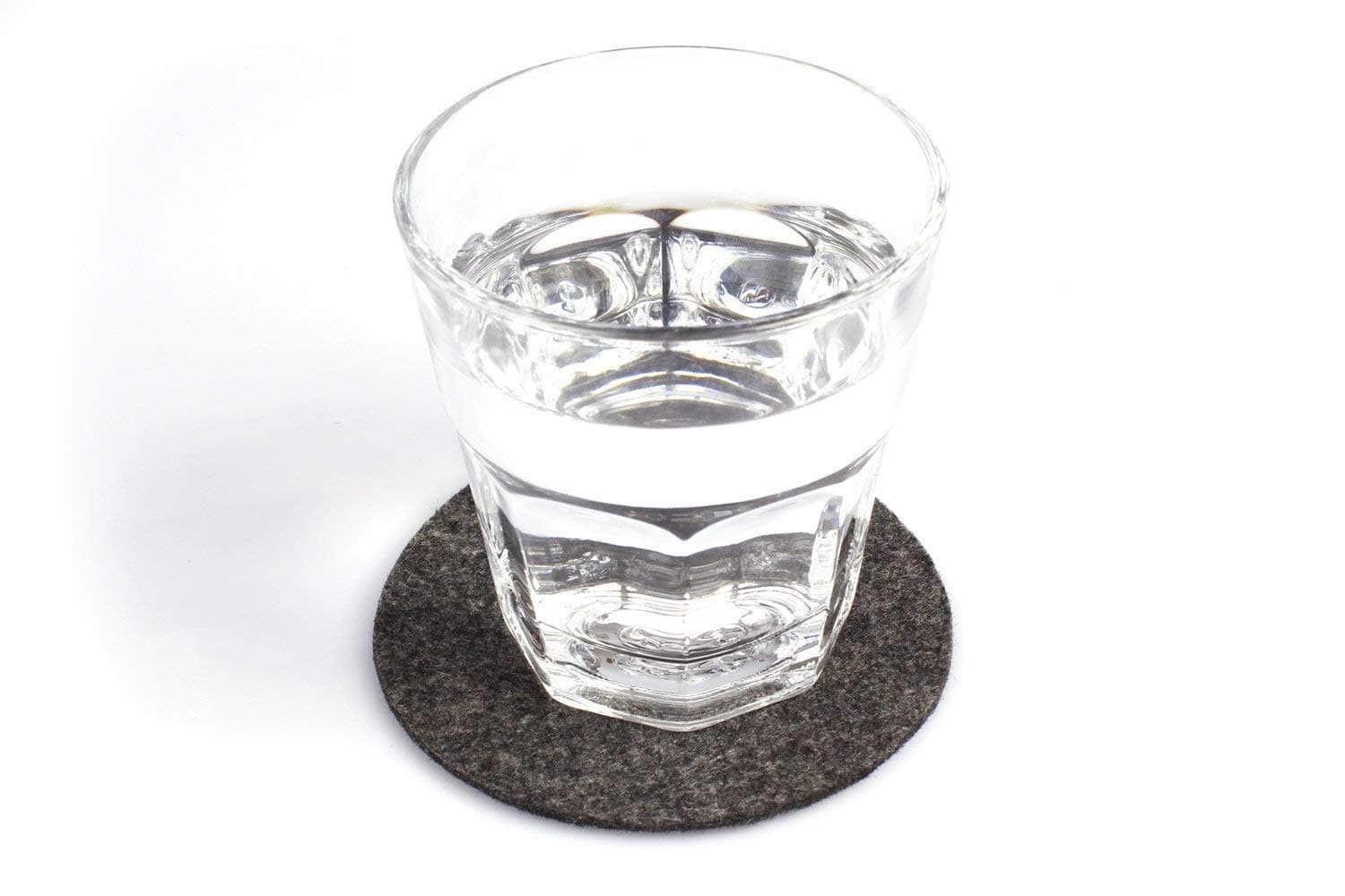 10er Set Filz Untersetzer rund dunkelgrau (LX2093) 10er Set Filz Untersetzer rund dunkelgrau (LX2093)