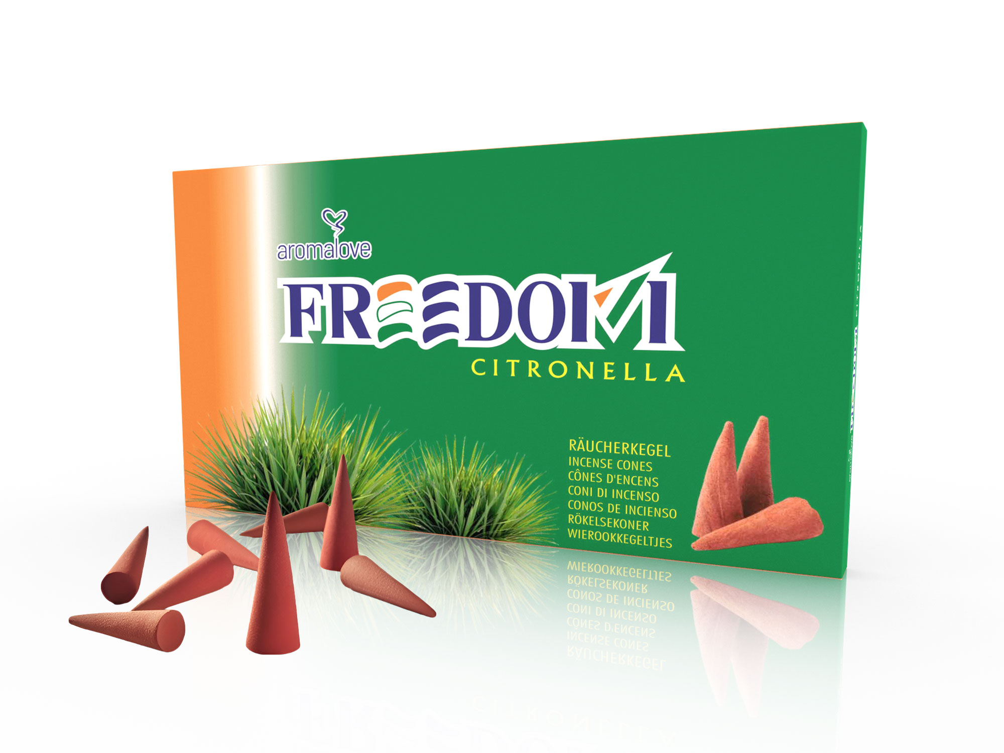 Citronella Incense Cones Freedom (Pack of 50) Citronella Incense Cones Freedom (Pack of 50)