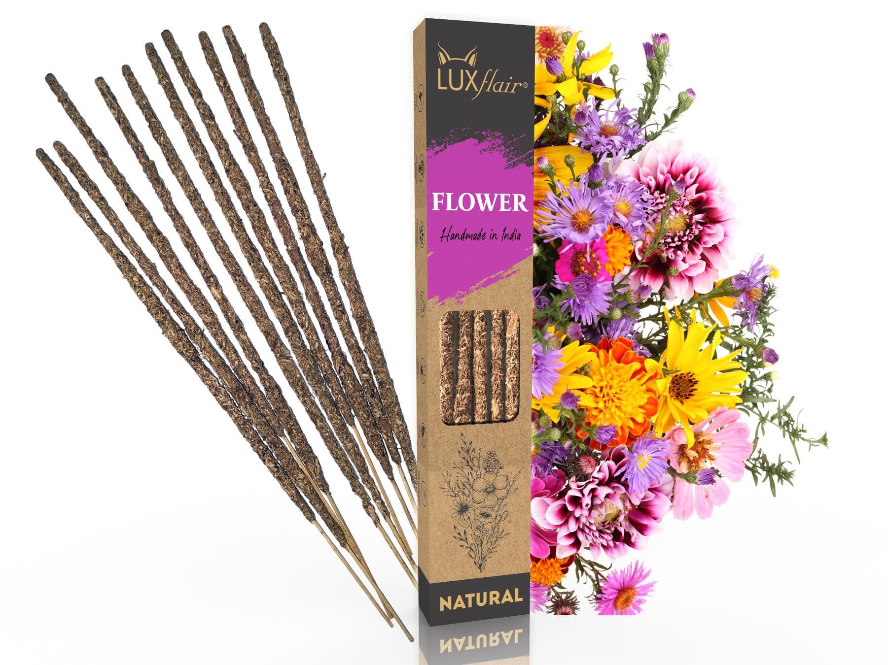 Natural incense sticks flowers - NATURAL FLOWER