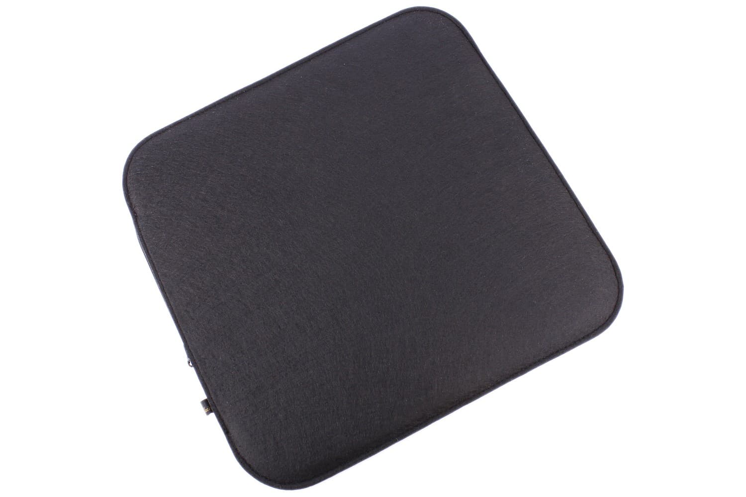 Felt seat cushion 2 colored to turn in black and blackberry