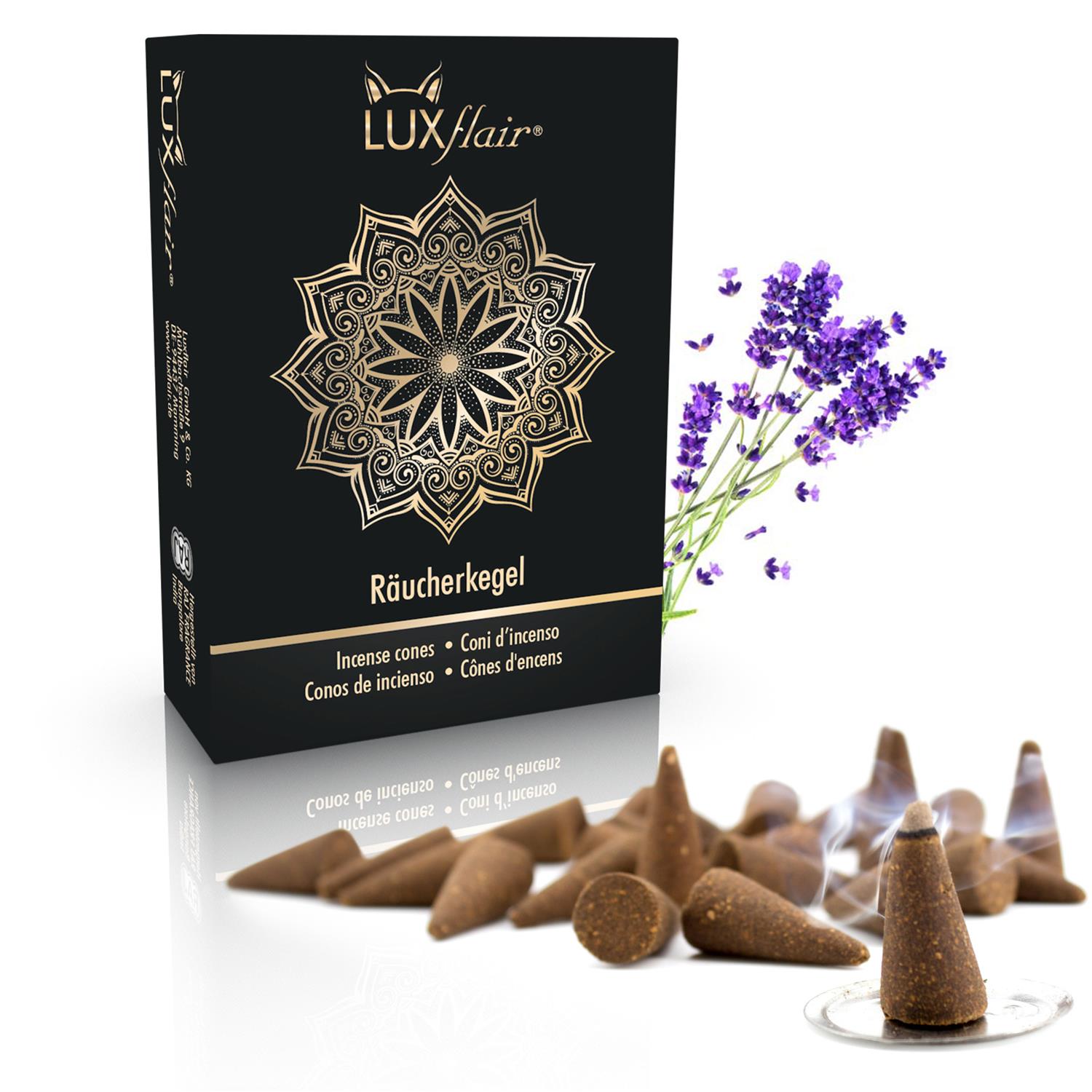 Räucherkegel 25 Stück - Lavendel (LX2295)