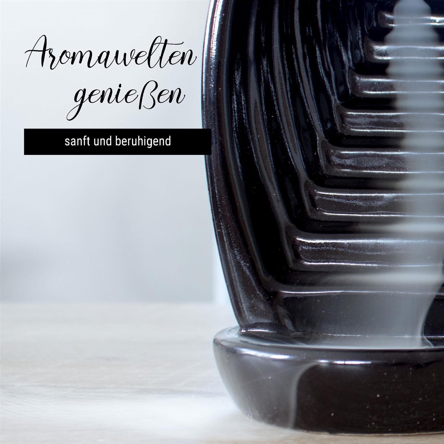 Backflow incense cone holder incl. 10 backflow incense cones Backflow incense cone holder incl. 10 backflow incense cones