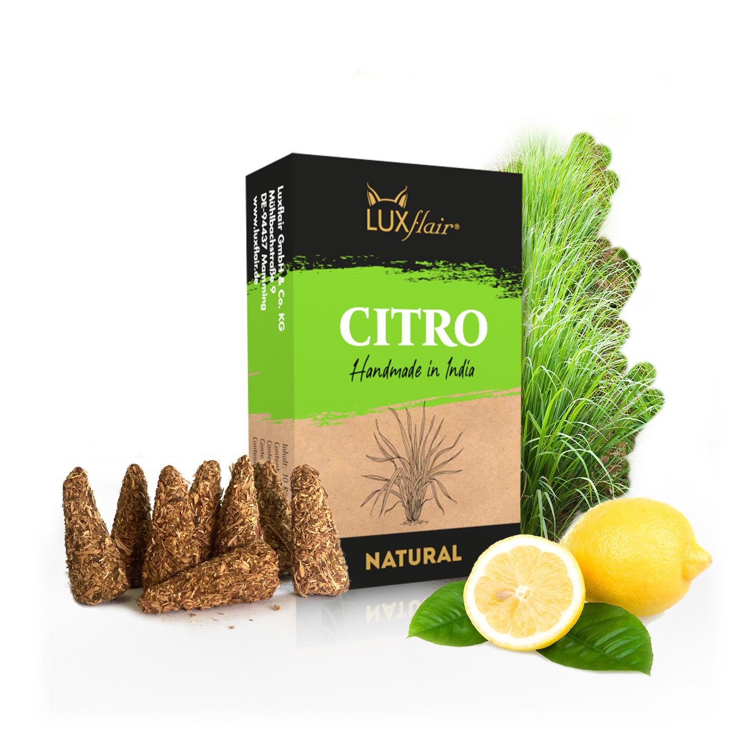 Natürliche Räucherkegel Citronella - NATURAL CITRO (LX2370)