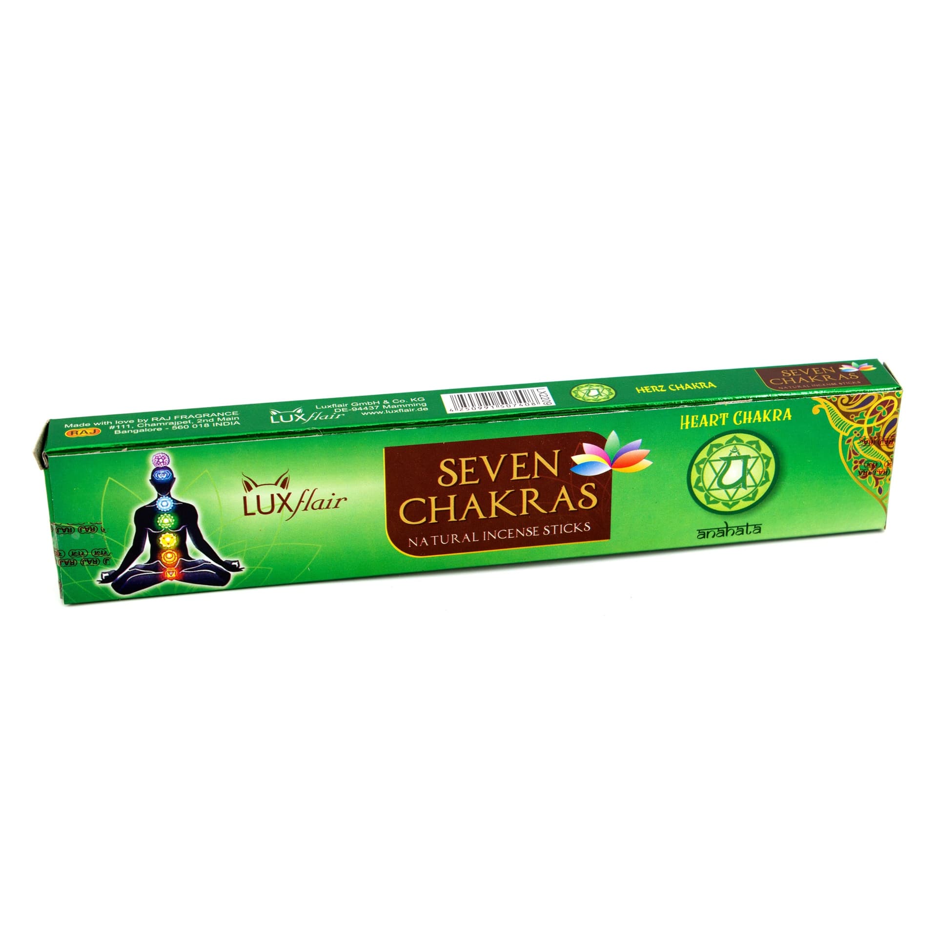 Masala incense sticks "7 Chakras" Heart Chakra Masala incense sticks "7 Chakras" Heart Chakra