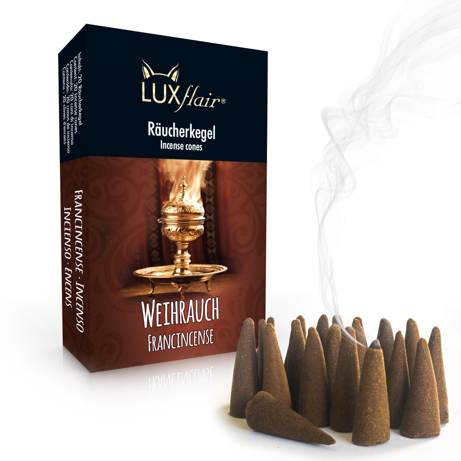 Räucherkegel Weihrauch - 20 Stück (LX2400)