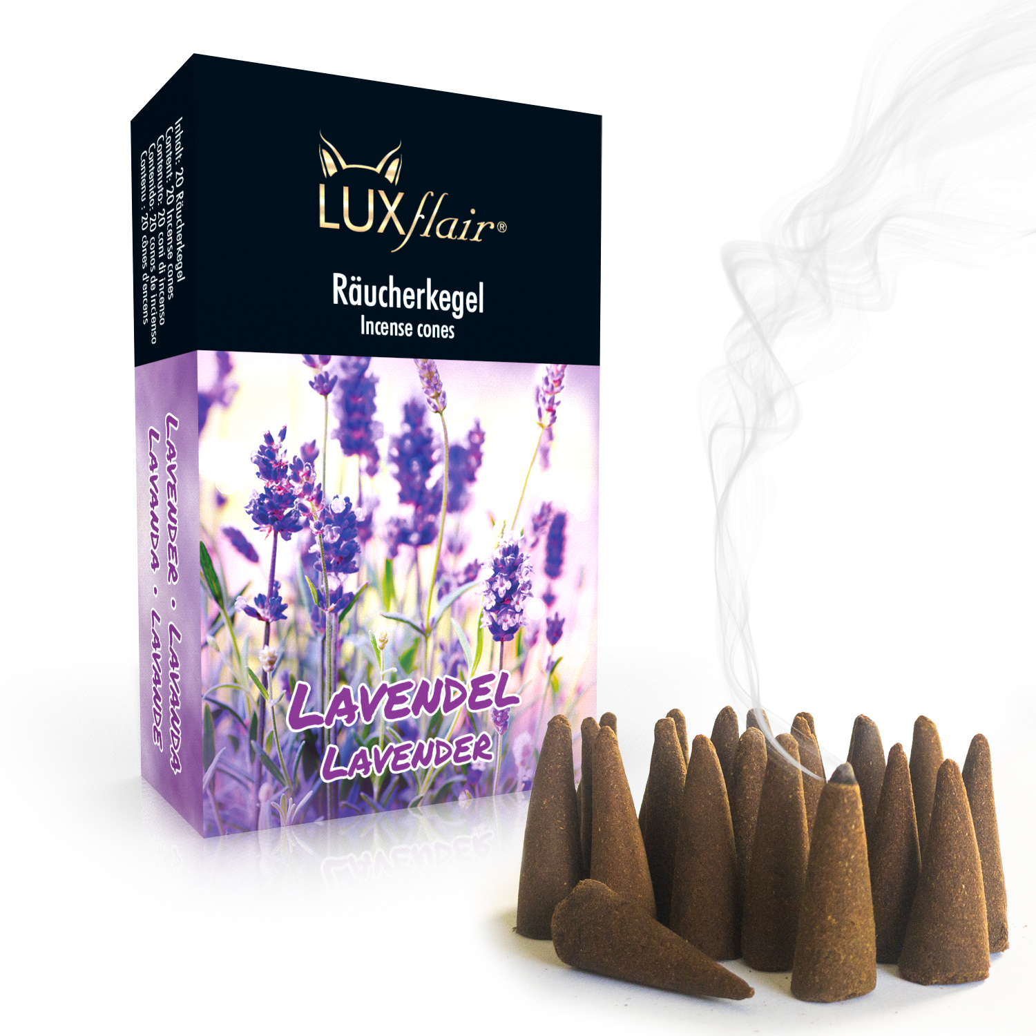 Räucherkegel Lavendel - 20 Stück (LX2396)