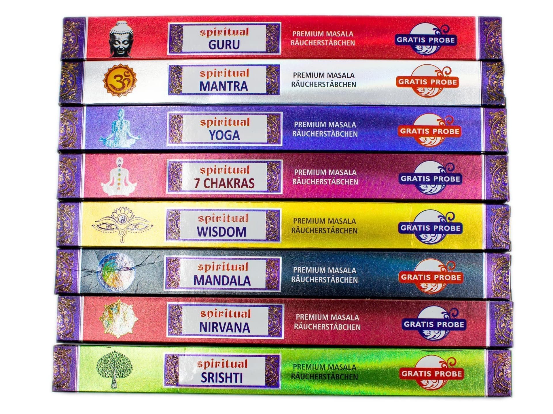 Spiritual Masala Räucherstäbchen - 8er Testpack (LX1100)