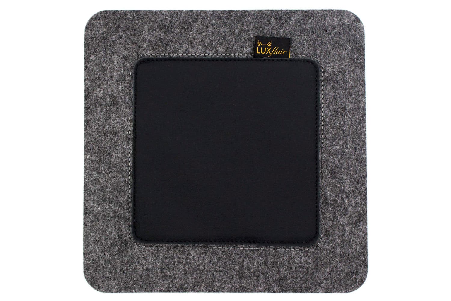 Felt trouser pocket depot in dark grey with genuine leather bottom Felt trouser pocket depot in dark grey with genuine leather bottom