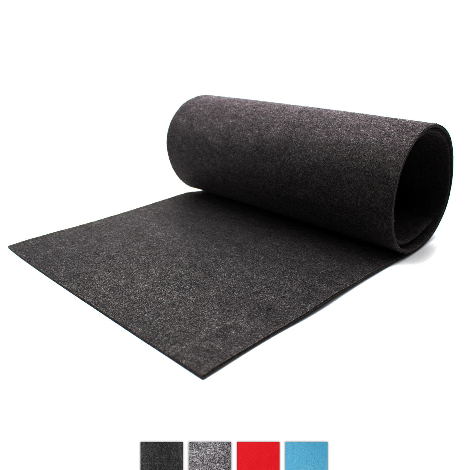 Felt table runner anthracite CASORO, 40x150 Felt table runner anthracite CASORO, 40x150