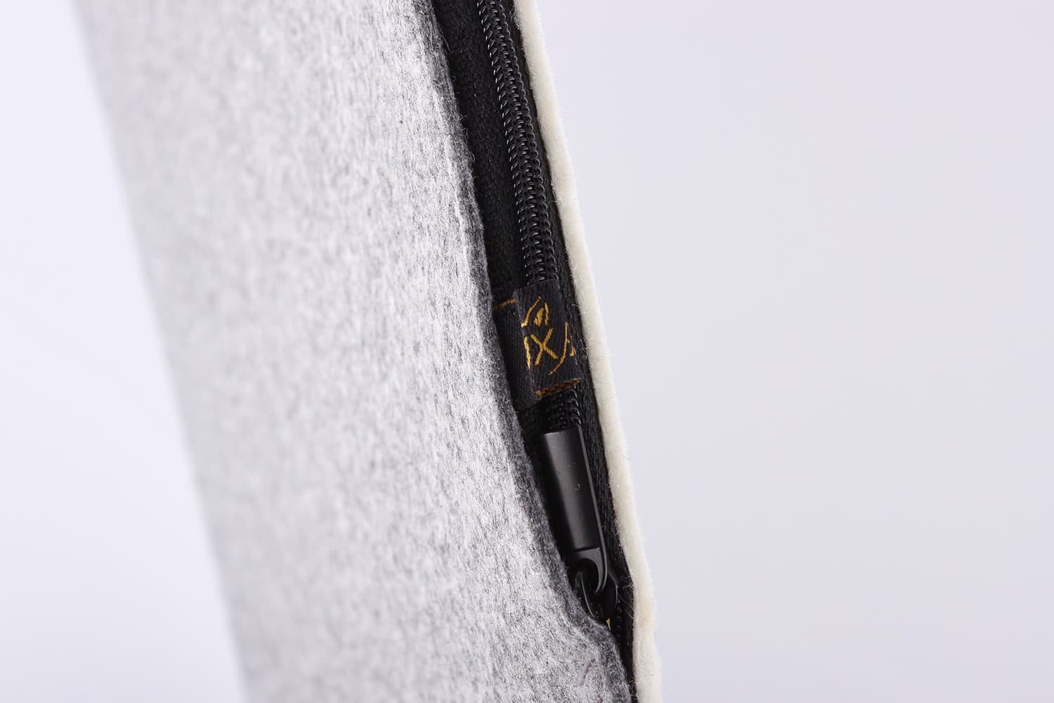 Felt seat cushion grayish/cream white with small defects