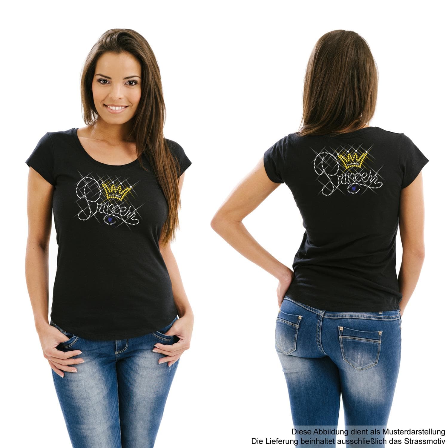 Rhinestone motif "Princess
