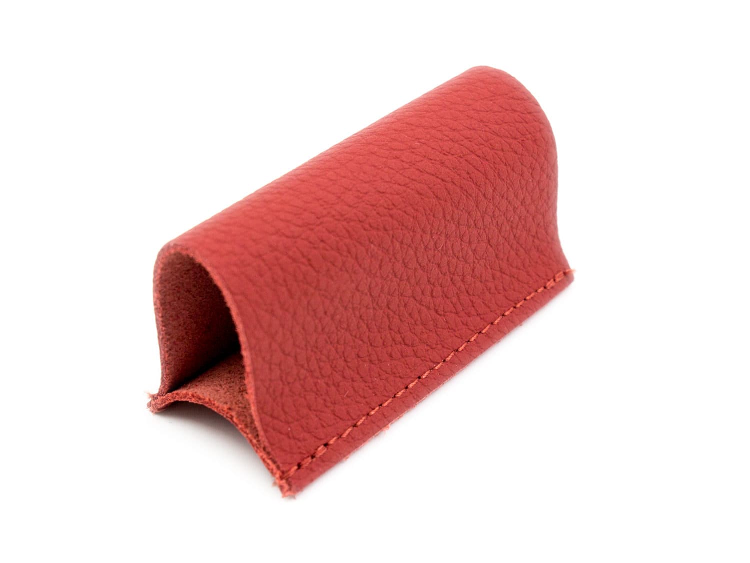 Leather placemat 8-pcs (coral red)