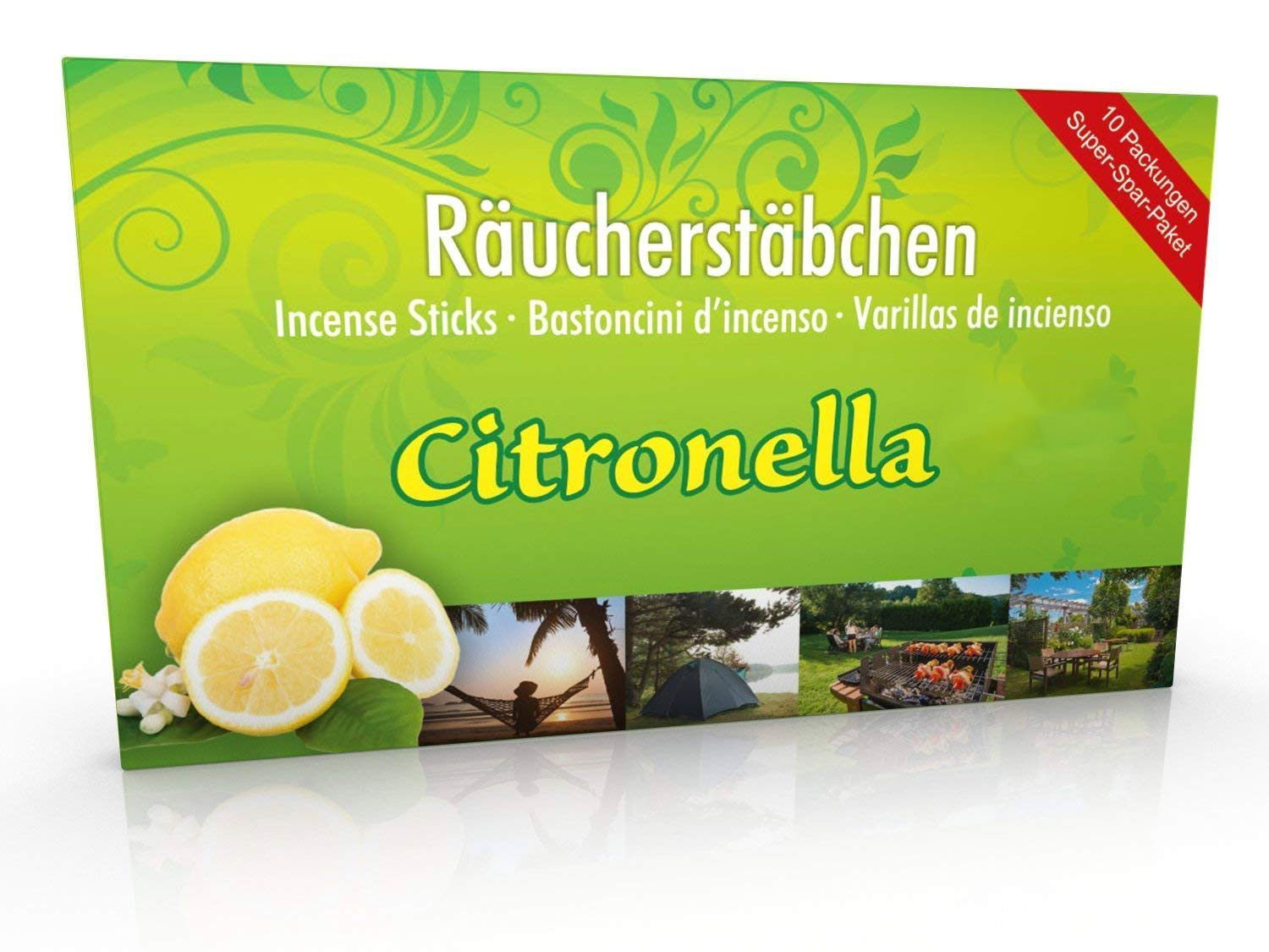 10 packs of citronella incense sticks 10 packs of citronella incense sticks