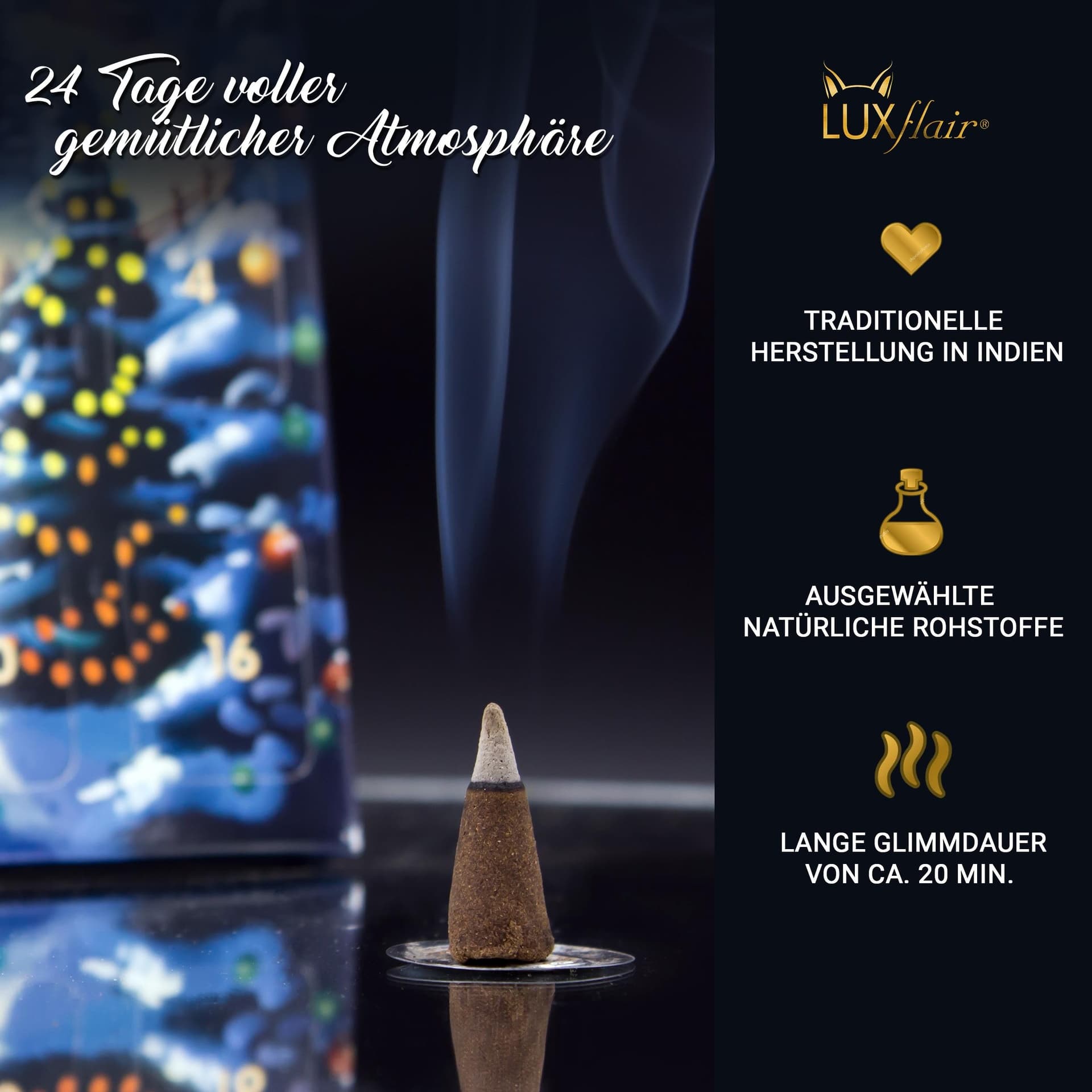 Incense cones Advent calendar - Normal cones