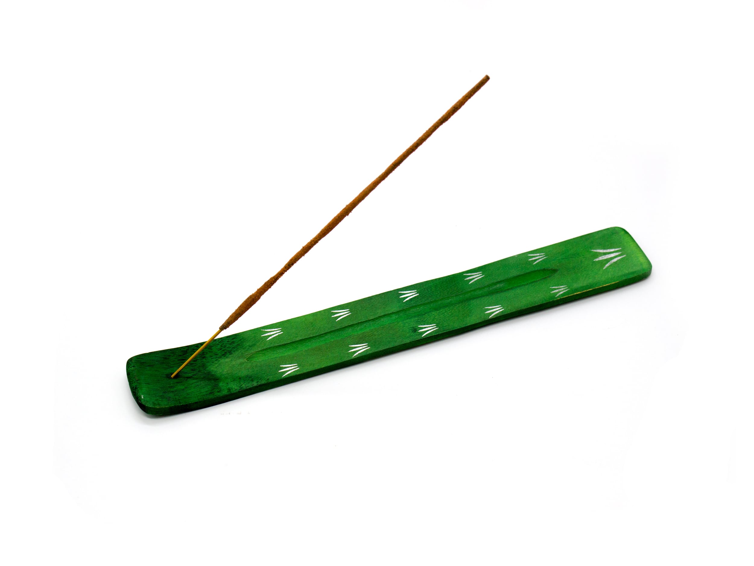 Räucherstäbchenhalter grün aus Rosenholz (LX1900)