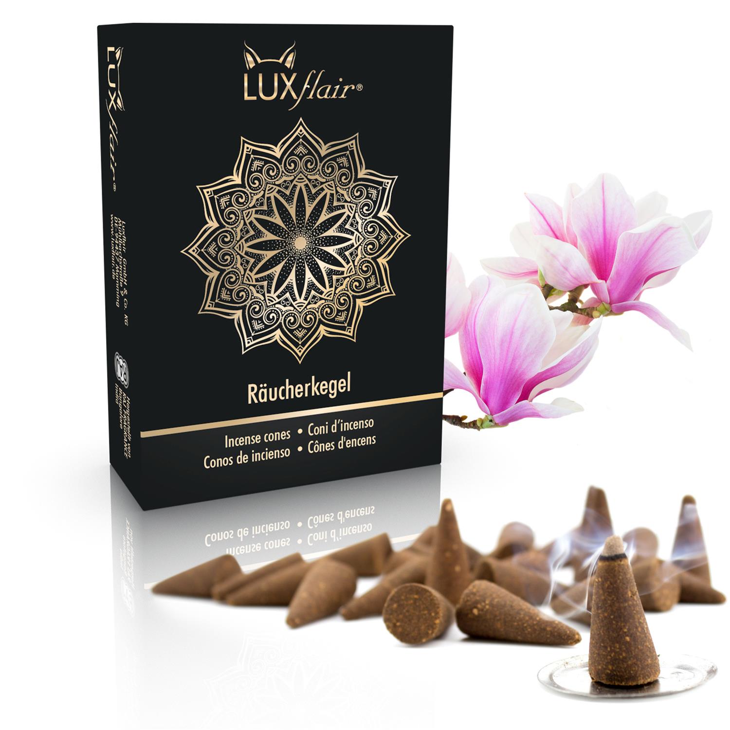 Räucherkegel 25 Stück - Magnolie (LX2338)