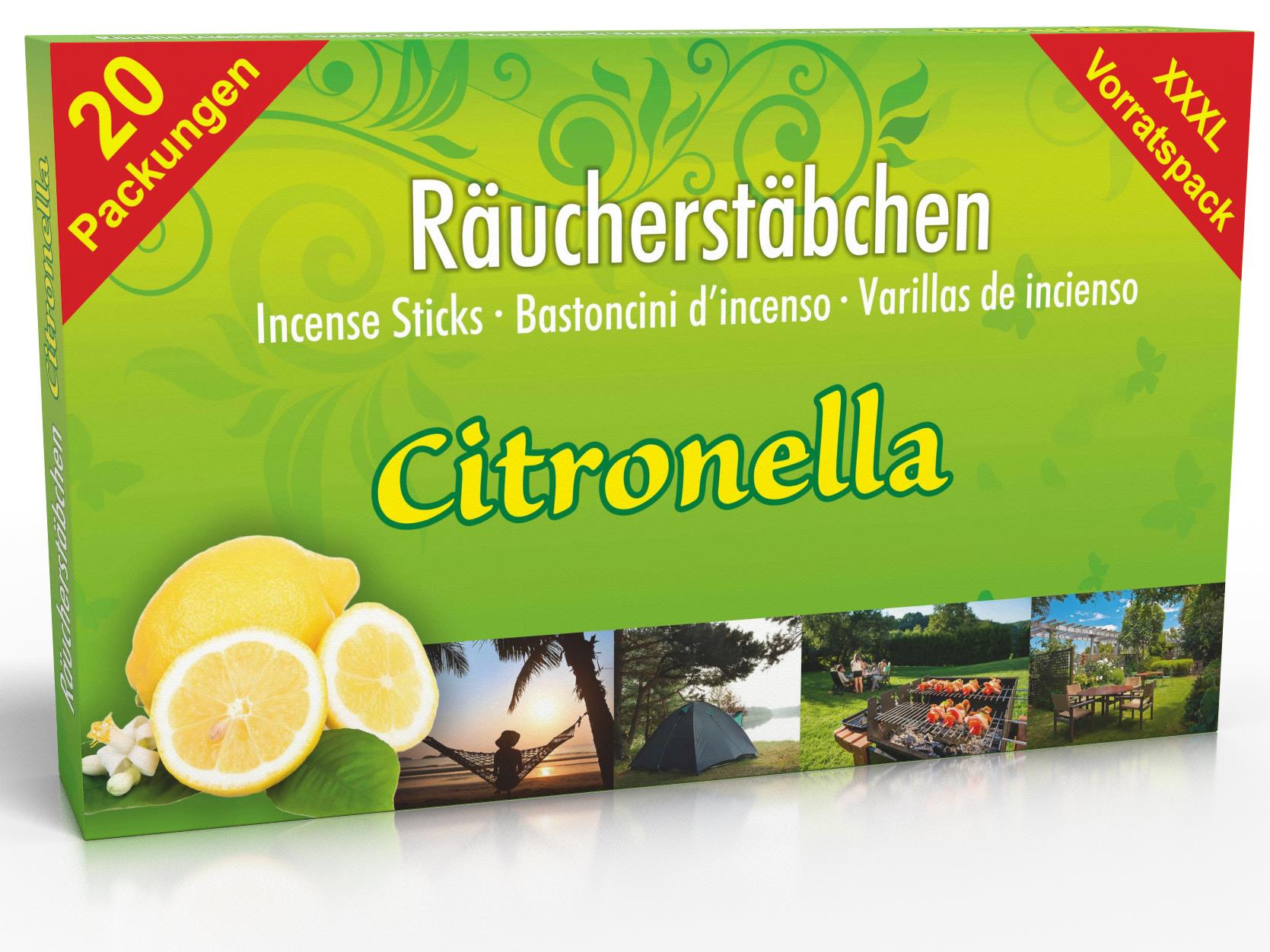 20 packs of citronella incense sticks 20 packs of citronella incense sticks