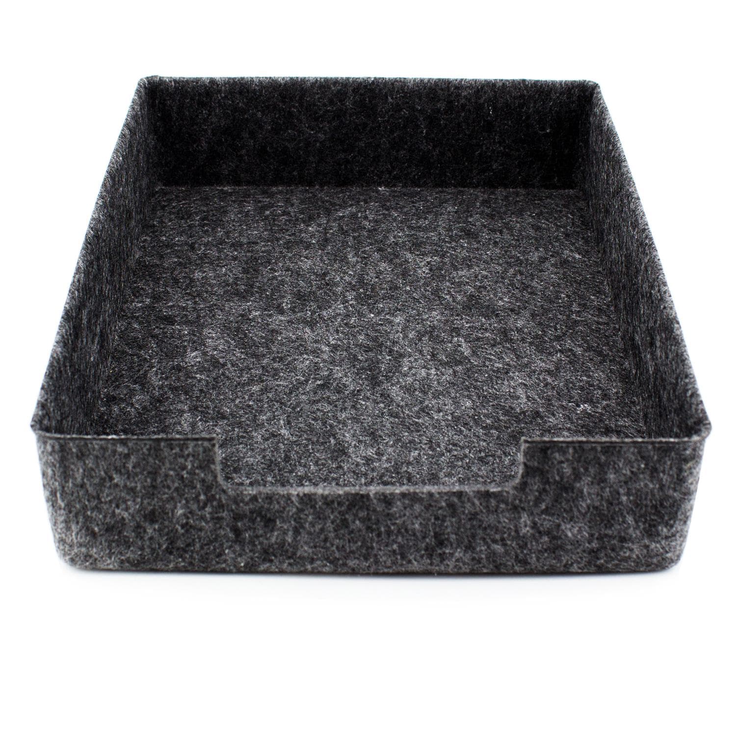 Felt document tray dark gray Felt document tray dark gray