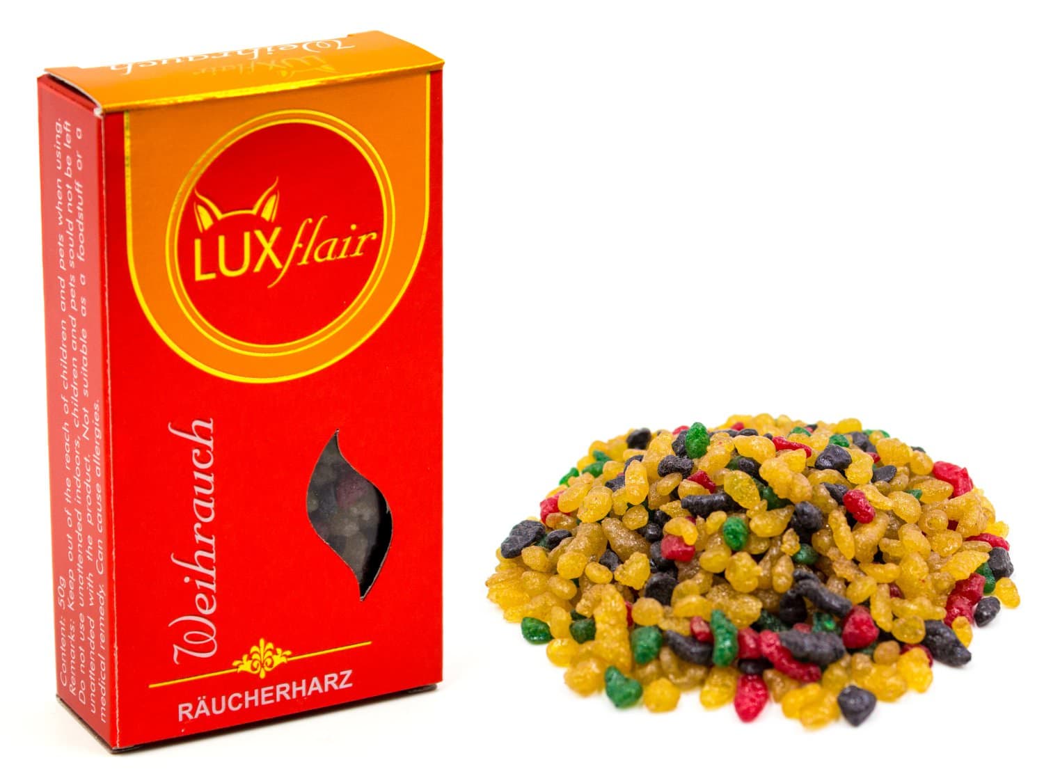 Colored incense mix 50g in premium quality Incense mix (frankincense, copal, myrrh, benzoin) in premium quality